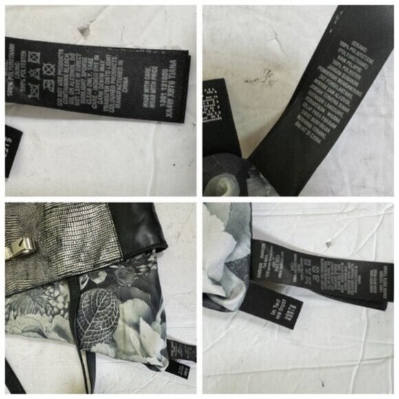 Ted Baker London Tote Bow Vegan Leather Shoulder Bag Large Snake skin Minimalist - Picture 10 of 16